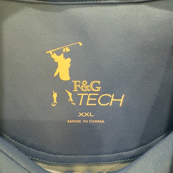 Imperial F&G Tech Men’s 1/4 Zip Golf Vest Blue Performance XXL Casual Comfort - Picture 5 of 13